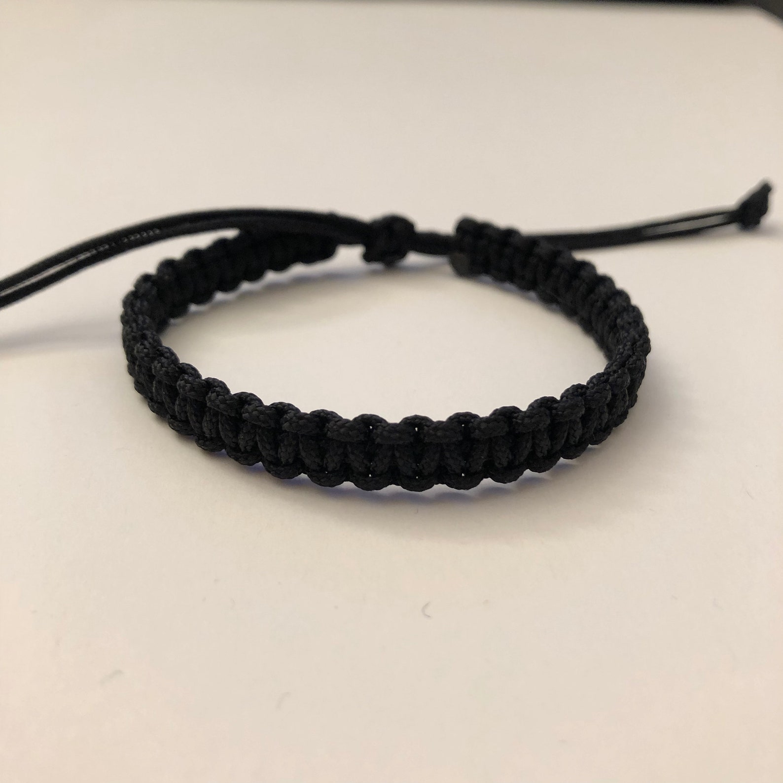 Black cord Bracelet Black String Bracelet Lucky Bracelet Etsy