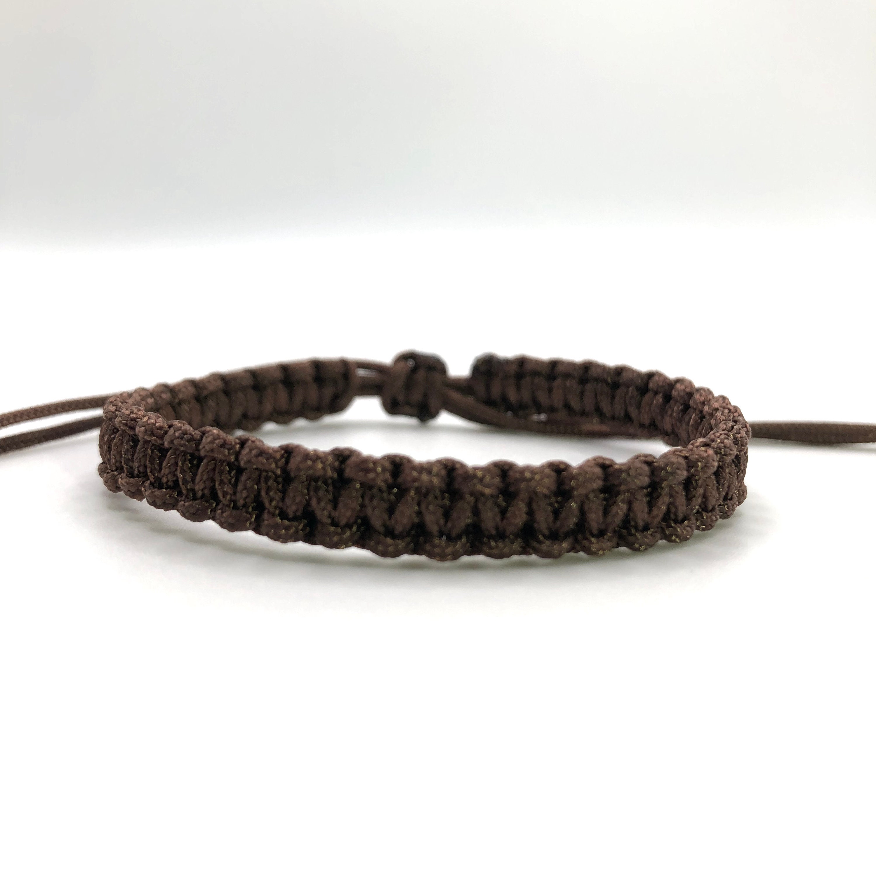 Brown rope bracelet deals
