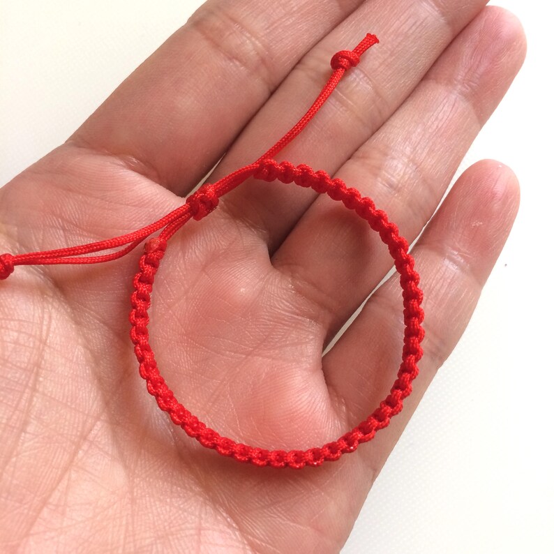 Baby Red Cord Bracelet Infant / Toddler Bracelet Baby Red Etsy