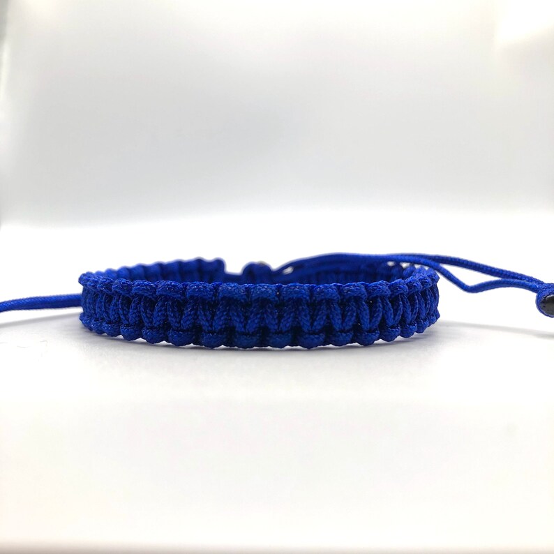 Dark Blue Cord Bracelet Blue String Bracelet Lucky Bracelet Etsy