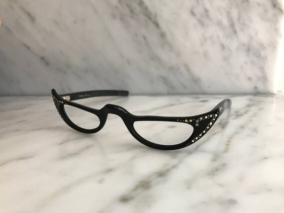 Vintage reading glasses black - image 3