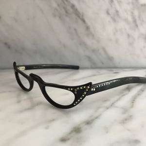 Vintage reading glasses black