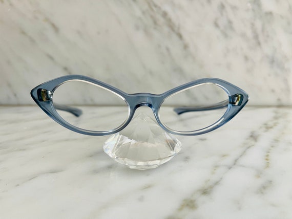 Unused Vintage Light Blue Eyeglasses