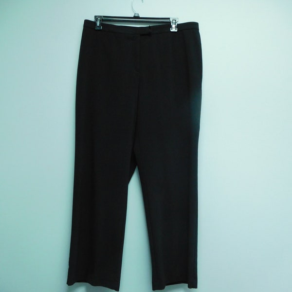 Vintage Ladies Dress Pants By Sag Harbor Stretch Woman Size 18W Polyester Rayon Spandex In Very Good Vintage Condition