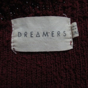 Vintage Cranberry Red Nubby Sweater - Dreamers Size S/M bild 3