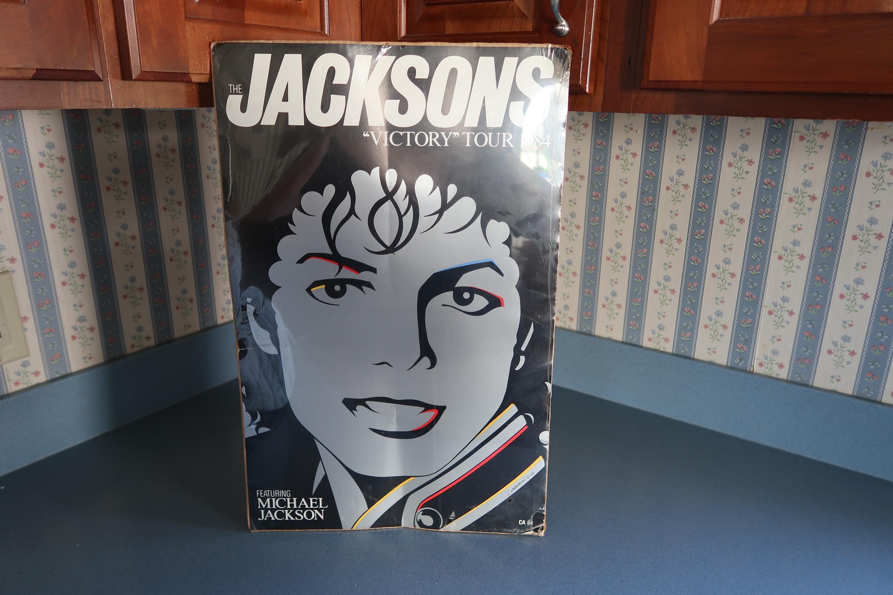 Vintage 1984 the Jacksons Victory Tour Poster: Michael Jackson - Etsy