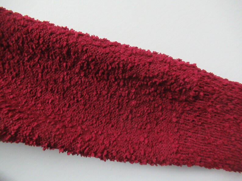 Vintage Cranberry Red Nubby Sweater - Dreamers Size S/M bild 7