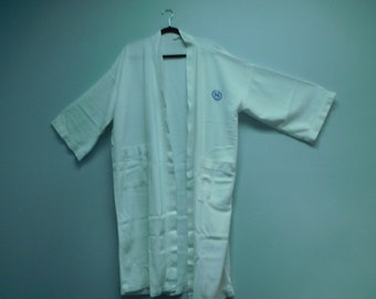 Vintage Unisex Hotel Bathrobe And Slippers In Hotel Fresh Packaging One Size Fits Most In Excellent Vintage Condition