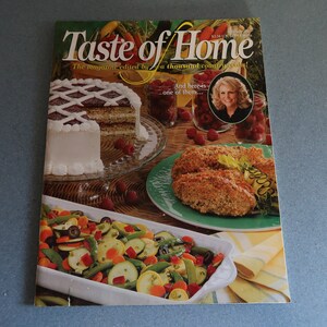 Vintage "Taste Of Home" Magazine June/July 2001 Issue With Recipes And Kitchen Ideas In Very Good/Excellent Vintage Condition