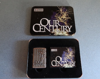 1999 Zippo Titanium Millennium Edition One World One Future New