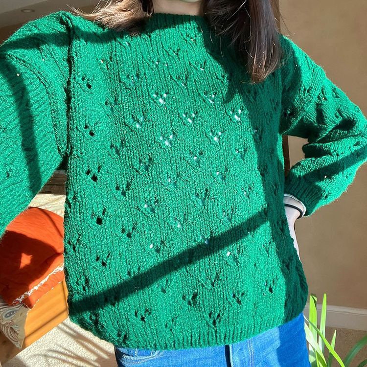 Goji Lace Sweater PATTERN Lace Mohair Oversized Sweater Etsy