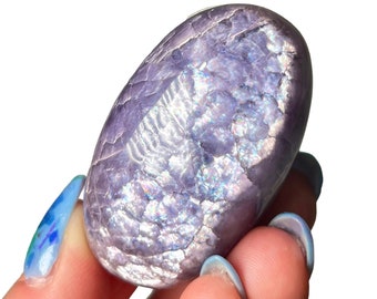 Dragon Scale Gem Lepidolite Shiva Lingam, Polished, Crystal, Mineral, Gemstone Crystal Shiva Stone, Tumbled stone, pink purple lepidolite