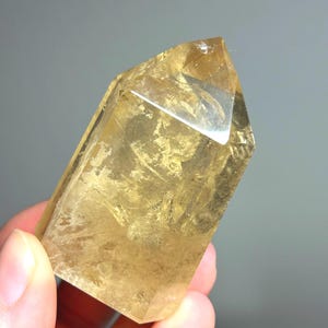 Citrine Tower, Honey Citrine, True Citrine, Real Citrine, Self Standing Citrine, Polished Citrine, Crystal, Mineral, Gemstone