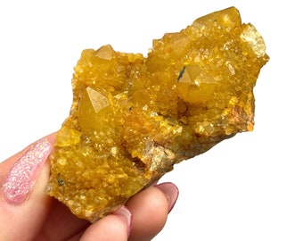 Sunshine Spirit Quartz Cluster, Yellow Spirit Quartz, Golden Healer Spirit Quartz, Cactus Quartz from South Africa,