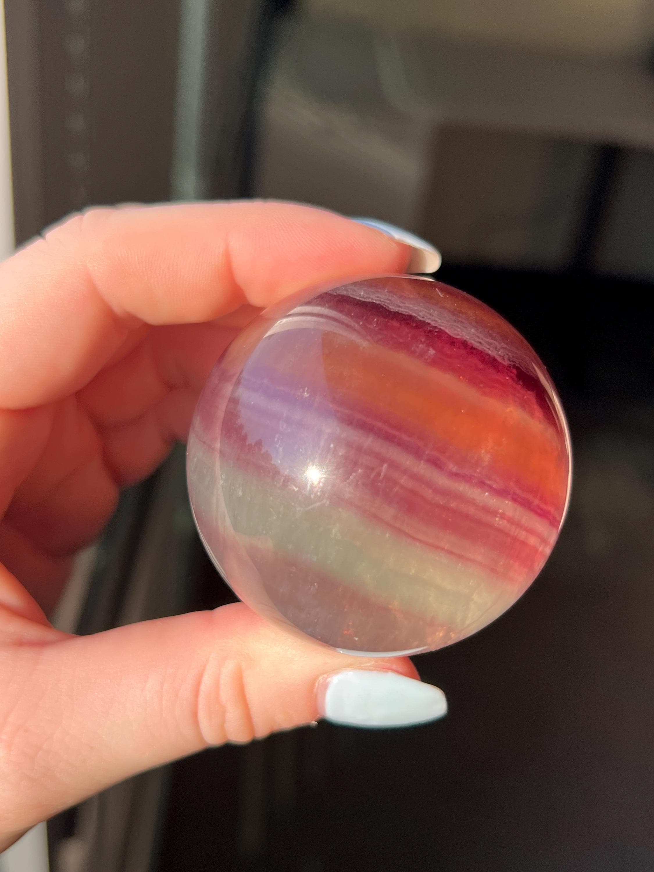 蛍石球、研磨済み、水晶球、ピンク蛍石、マゼンタ蛍石、水晶、宝石