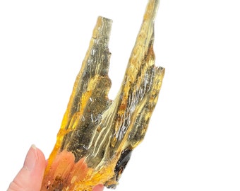 Raw Copal, Amber, Crystal, Mineral, Gemstone Yellow Polished Copal, Tree Resin