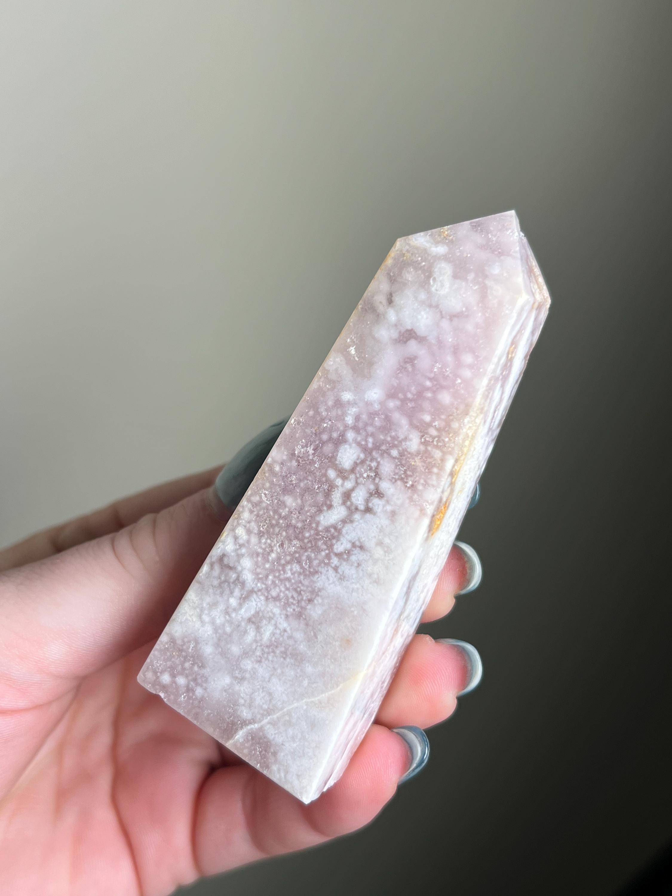 ⚜️ピンクアメジストPink Amethyst　アゲート⚜️　クラスター　タワー Bubblegum Pink Amethyst Tower, Pastel Flower Agate, Quartz Druzy