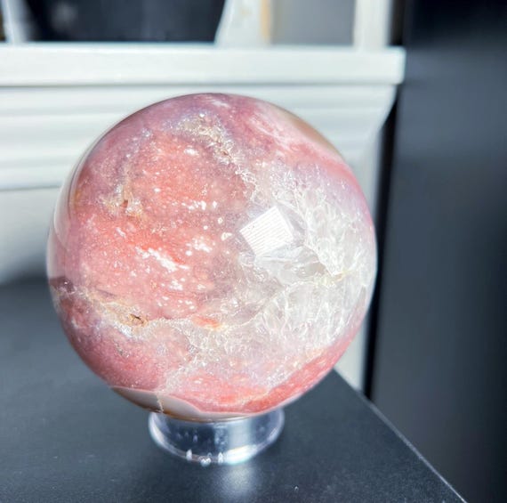 ピンクアメジスト　アメジスト　フラワーアゲート　ドゥルージー　スフィア ドゥルージー ピンク アメジスト スフィア、ピンク アメジストと