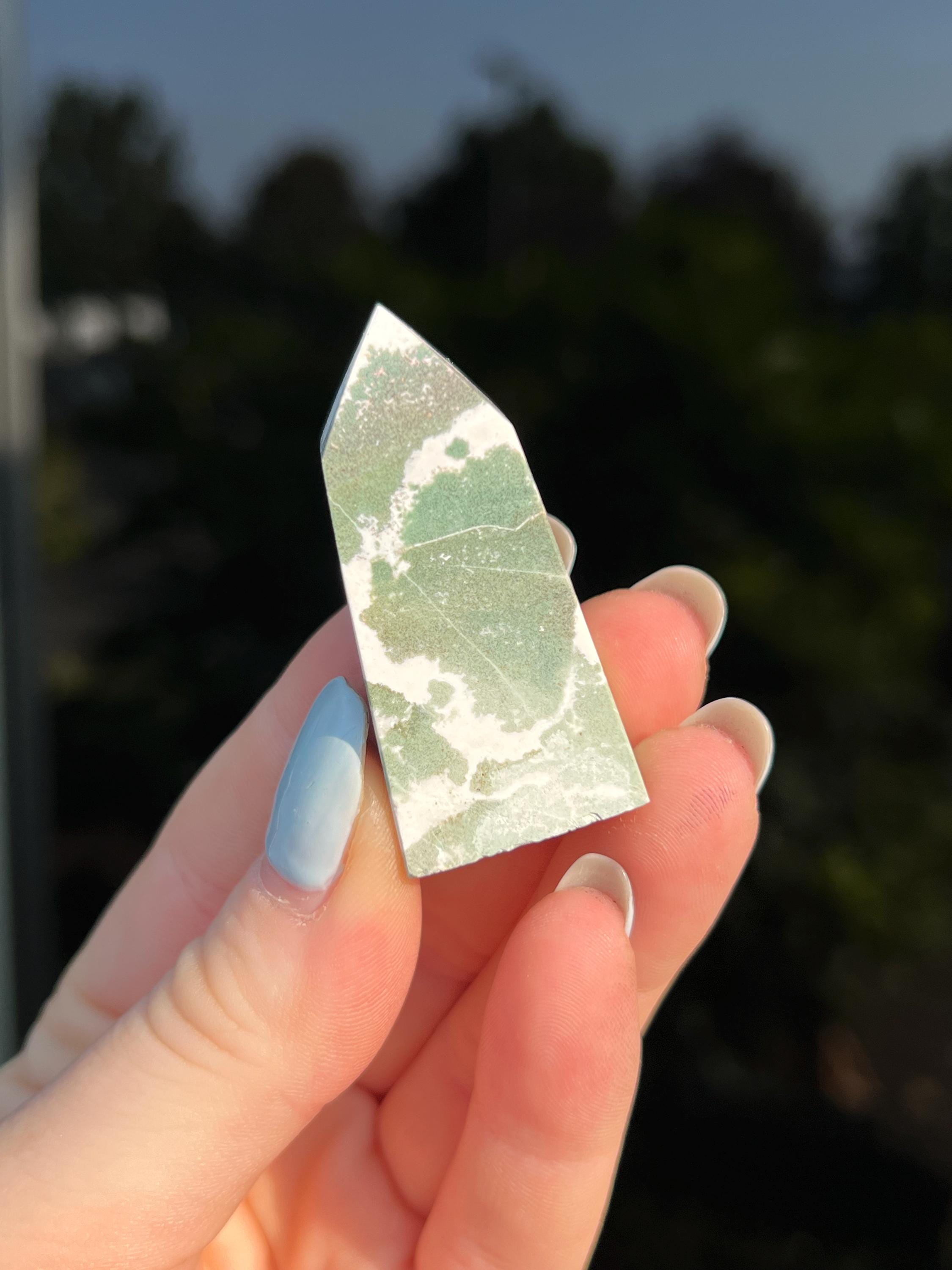 Unicorn Jasper Tower, Crystal Tower, Polished Tower, Mineral