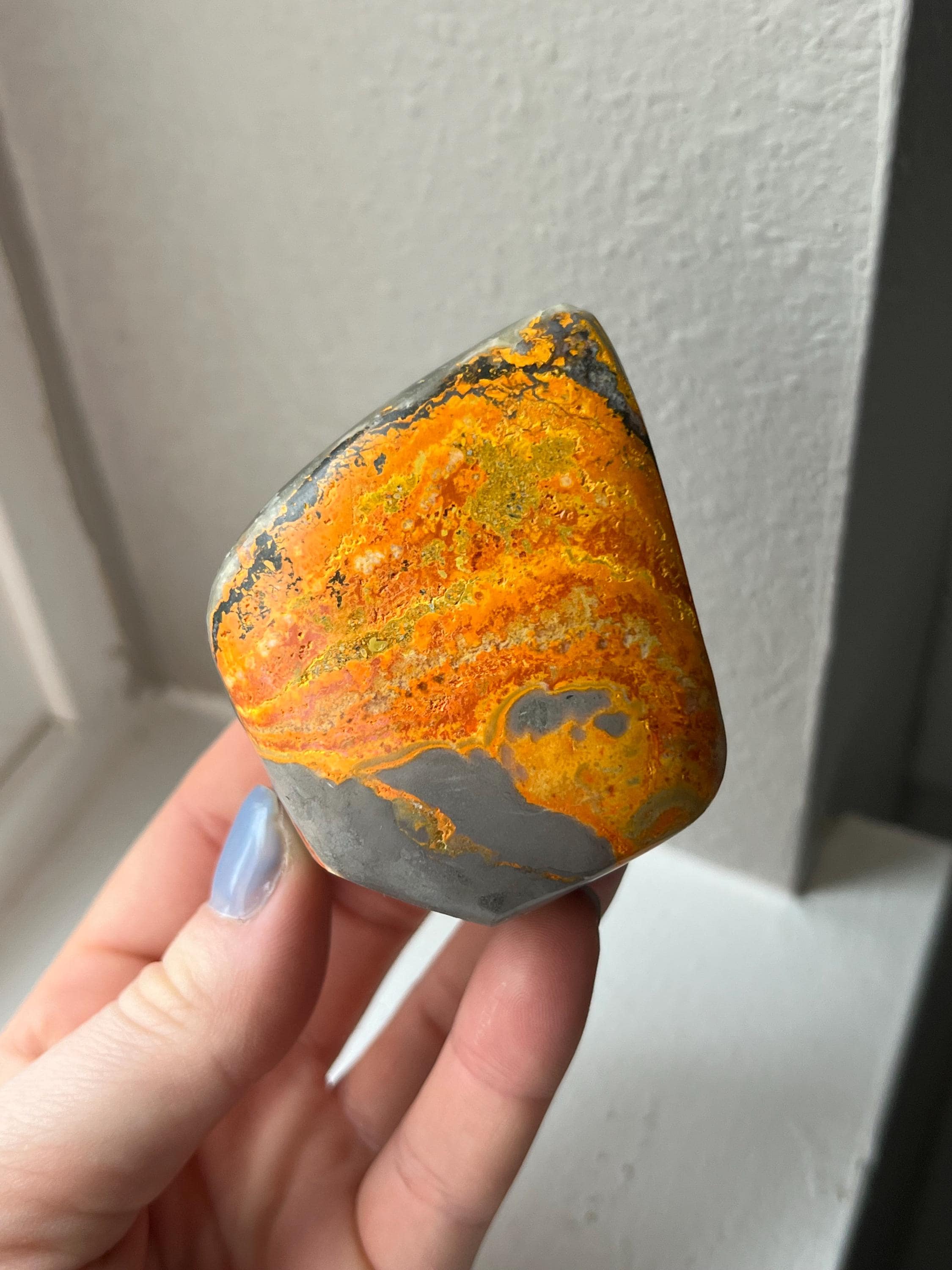 Yellow Jasper, Orange Jasper, Bee, Self Standing, Crystals