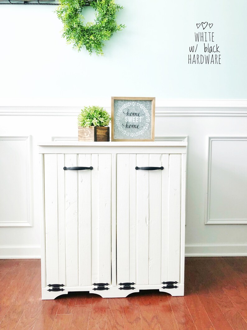 Double Tilt Out Trash Bin Etsy