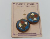 Set of 3mm Diameter Wooden Buttons, Free Shipping