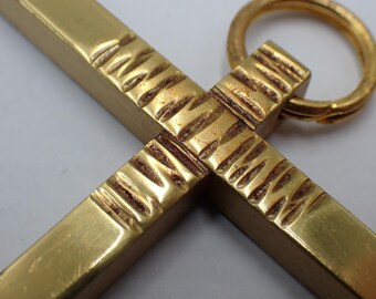 crocifisso antico in bronzo