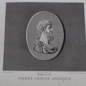 etching, antique engraved stones