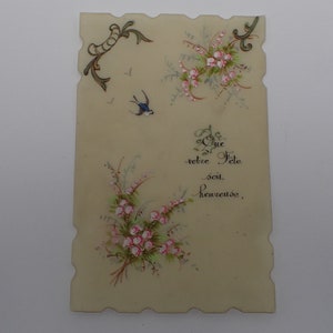 carte de fête ancienne