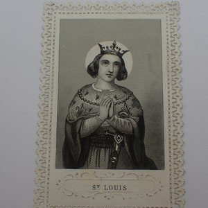 canivet ancien , image sainte st Louis
