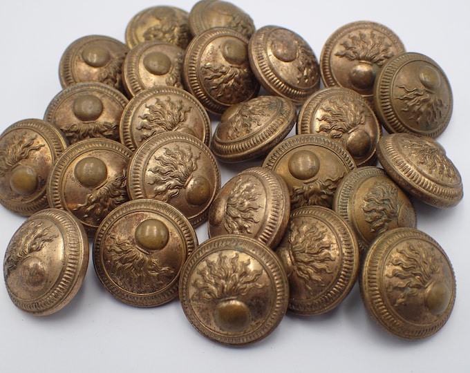 Twenty Four Infantry Military Buttons - Etsy