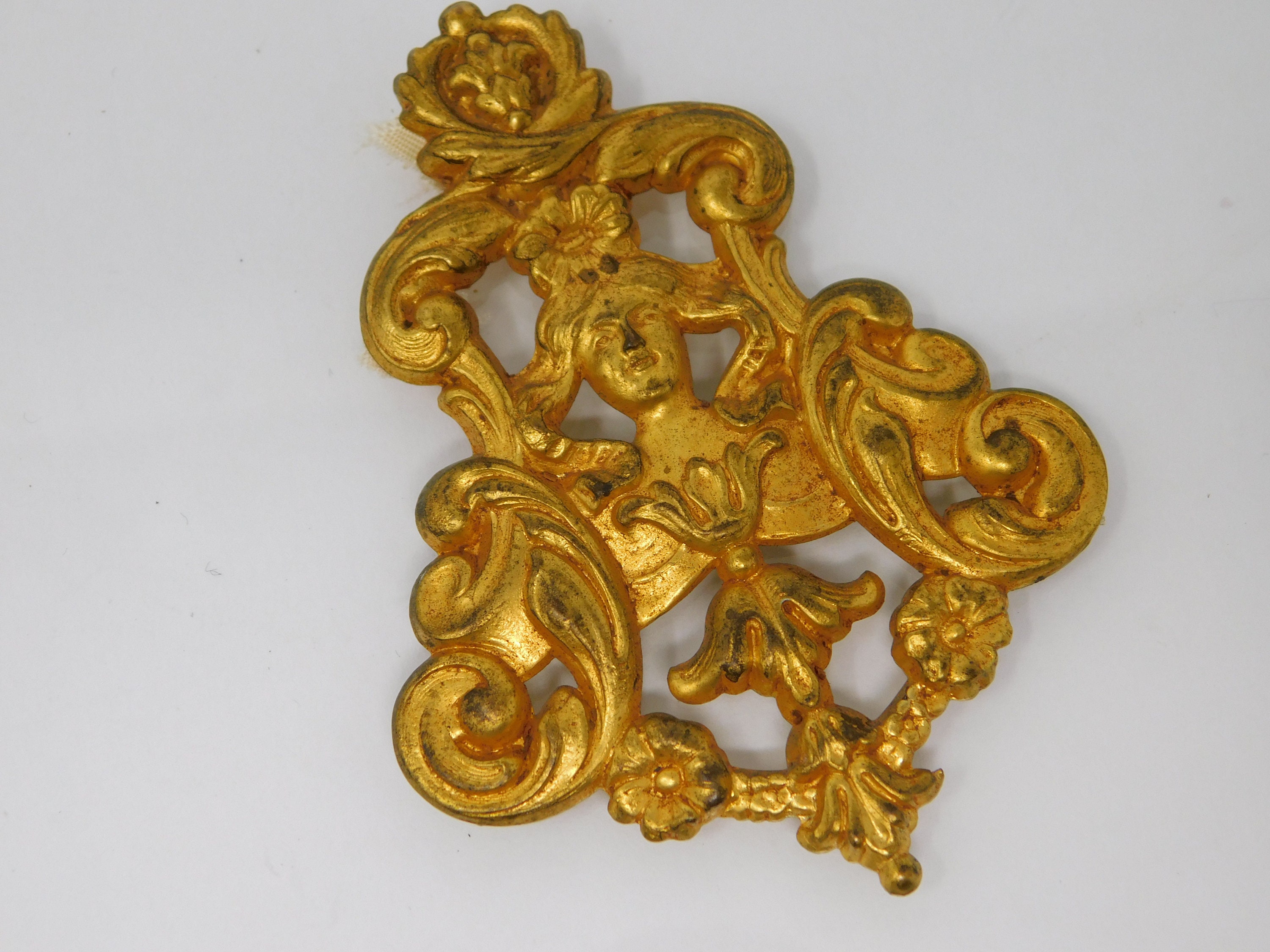 Cabochon Ancien , Décoration , Ornement de Cuivre