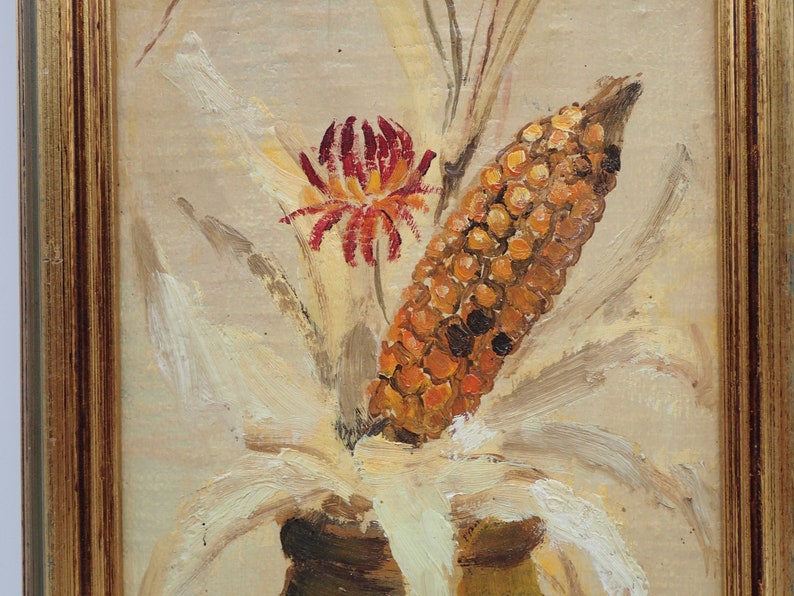 Gemälde, Blumenöl von C.Payet Bild 4
