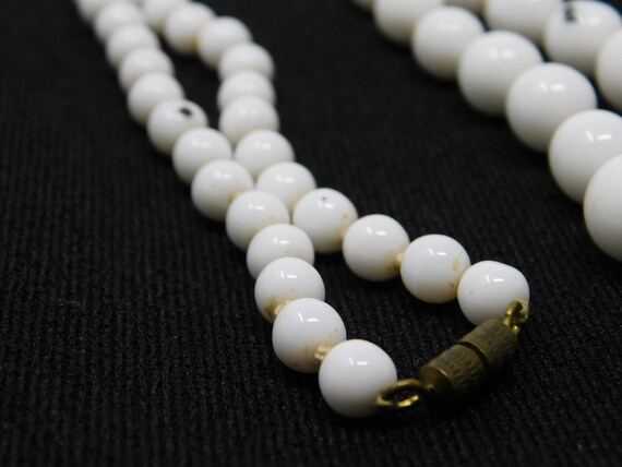 glass beads art nouveau necklace - image 3