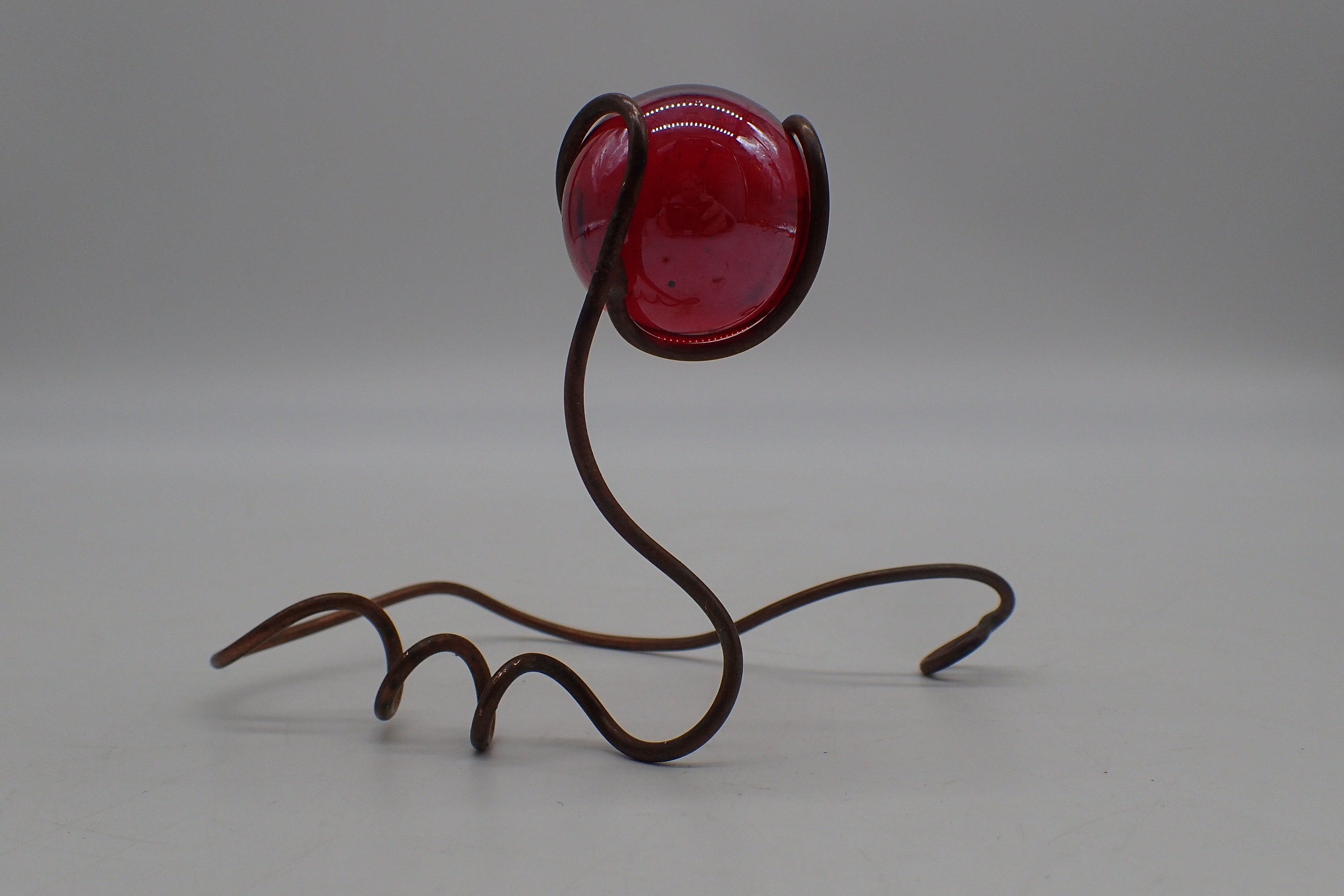 Décoration de Fleur , Tuteur Fer et Boule Verre