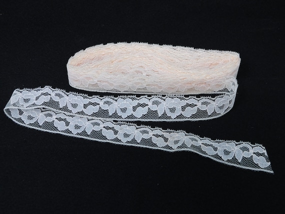 Dentelle entre-deux coton blanc, écru ou noir - A&A Patrons