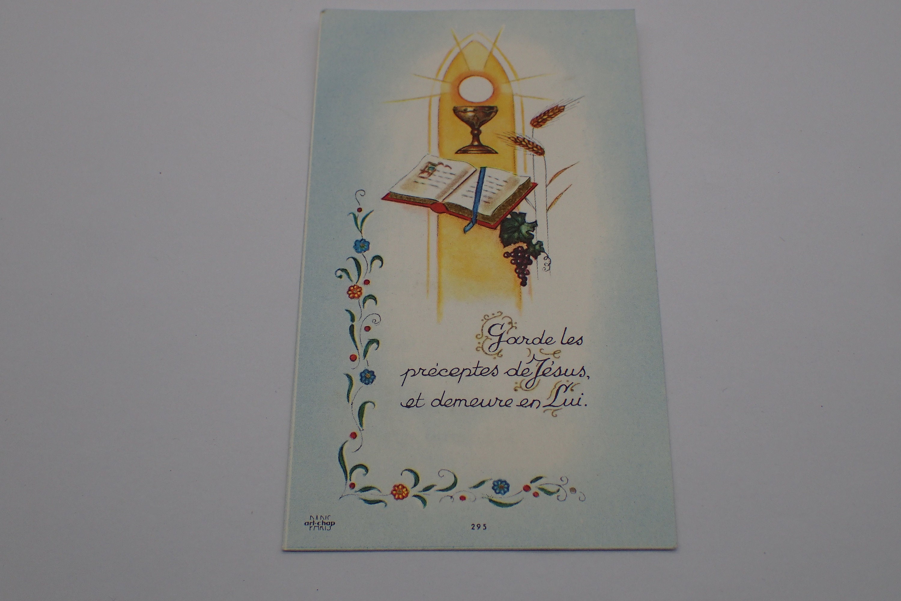 Image Religieuse, Sainte , Vintage de Collection