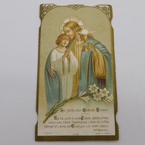 carte de prière vintage