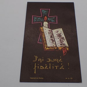image religieuse, sainte ,vintage de collection