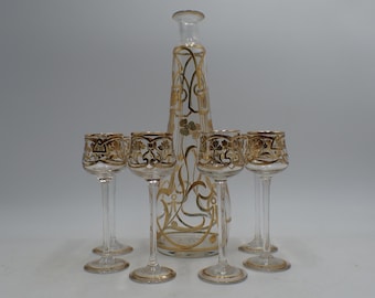 Likörset im Jugendstil