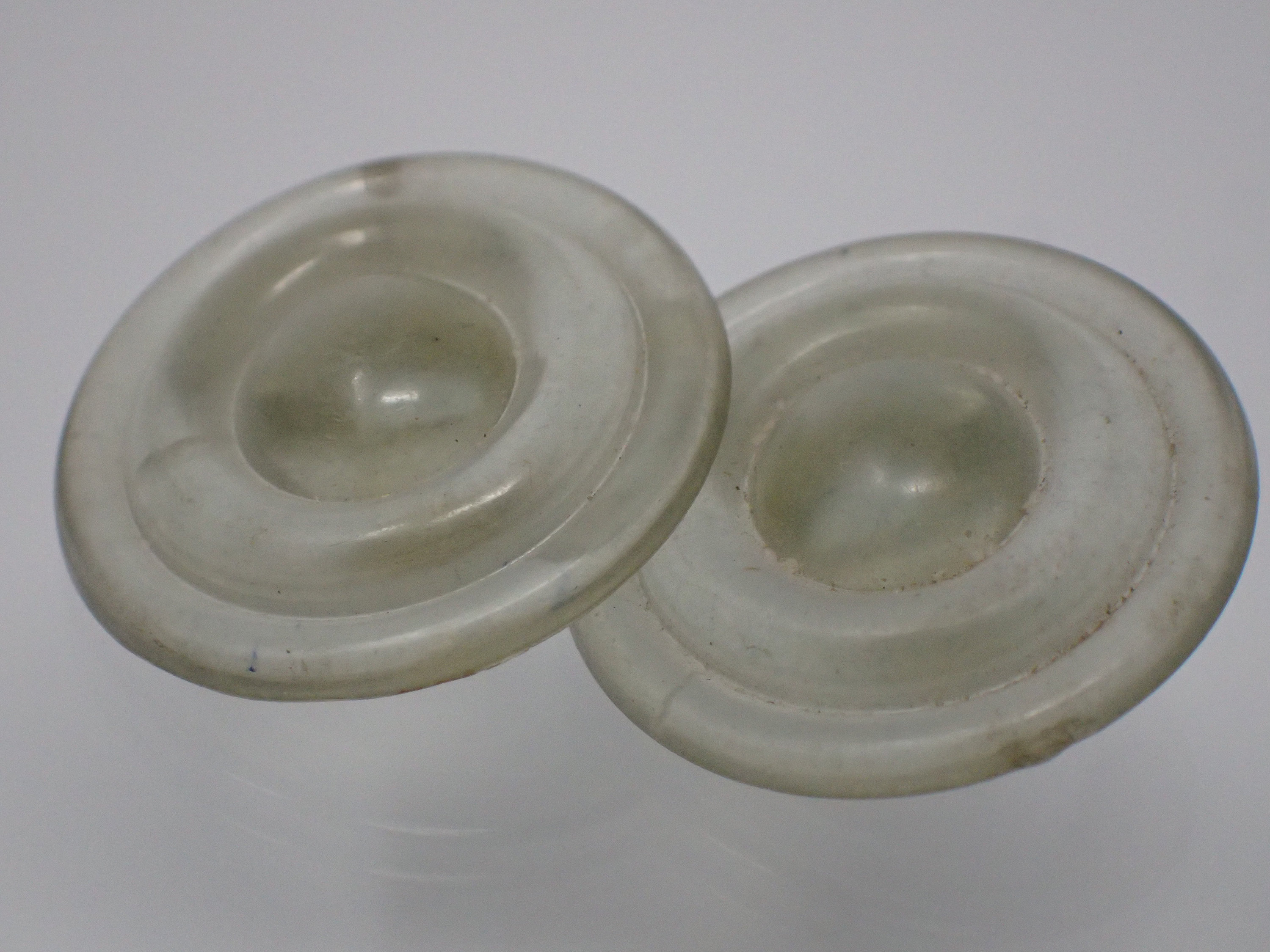 Button Rusted Transparent Pair of Transparent Vintage Buttons - Etsy