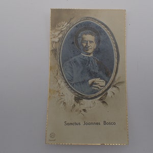 carte de prière ,image religieuse ancienne