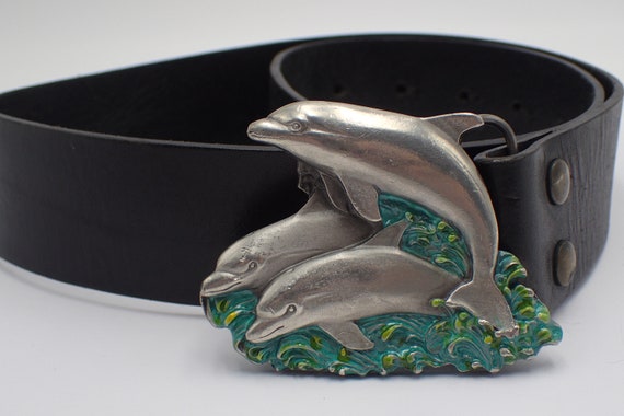 Vintage Dolphin Belt Bergamot - Etsy
