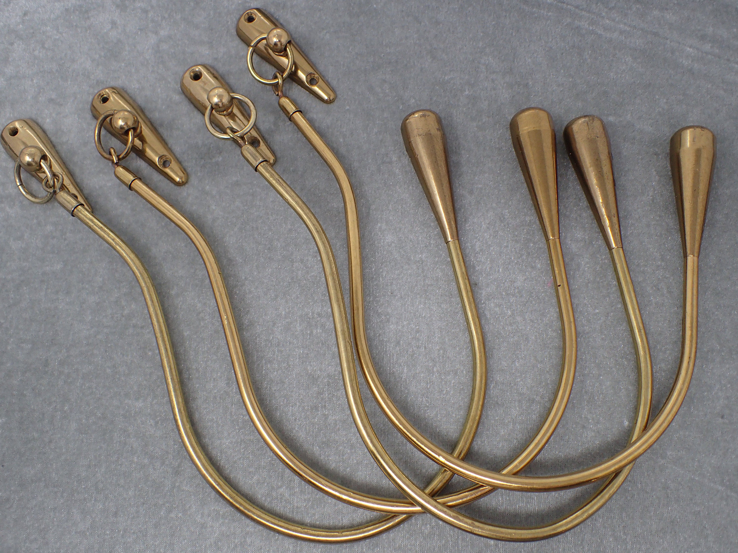 Quatre Crochets Vintage Cuivré Articulé