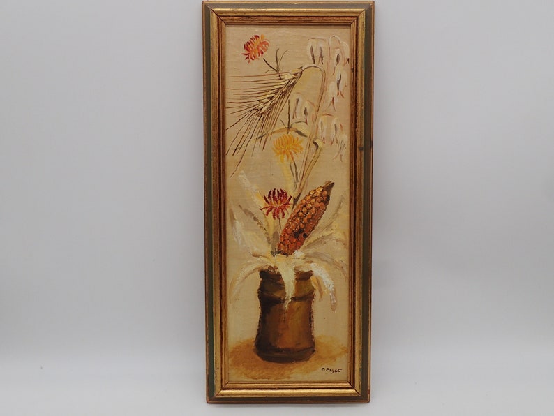 Gemälde, Blumenöl von C.Payet Bild 1