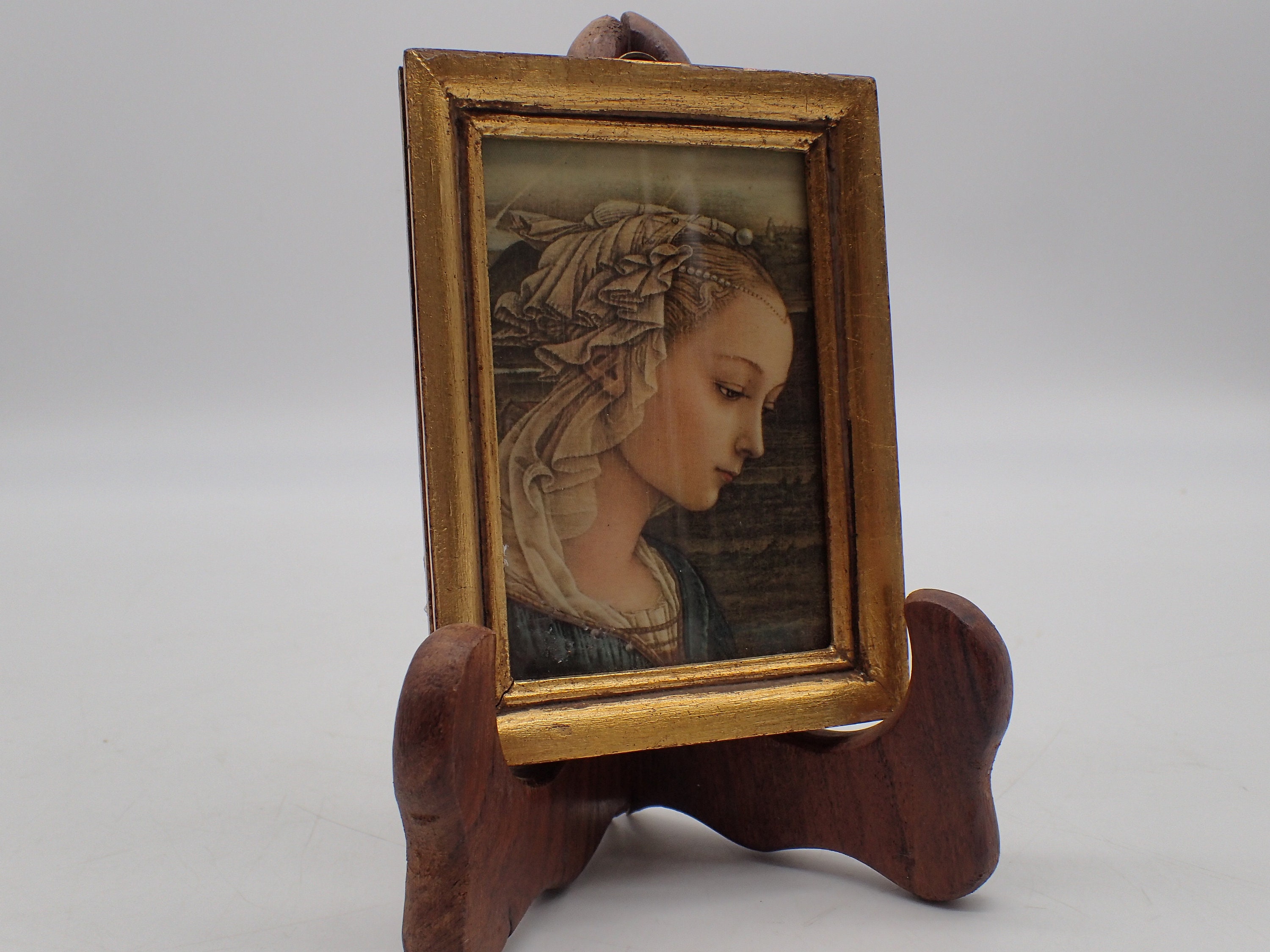 Cadre en Bois Doré Vintage