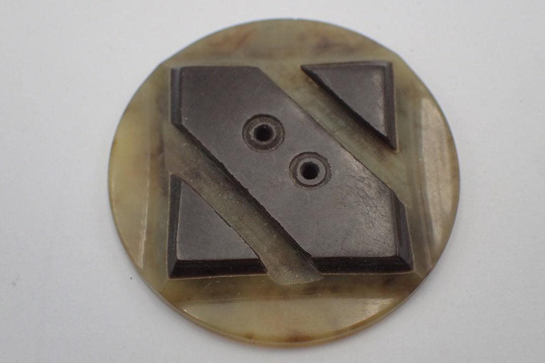 Deco Button Vintage Art Deco Button - Etsy