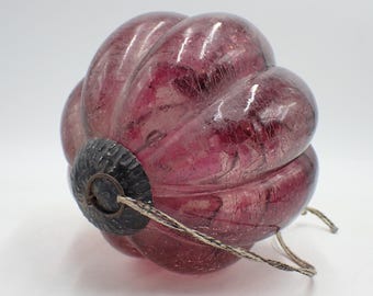 Antique hand-blown glass Christmas ornament