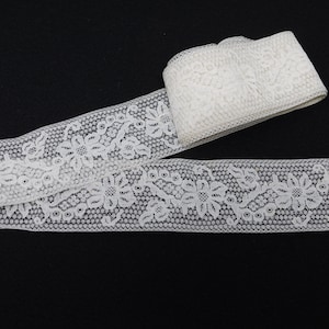 bande de dentelle,crochet ,réalisation de dame fait main ,XIXème