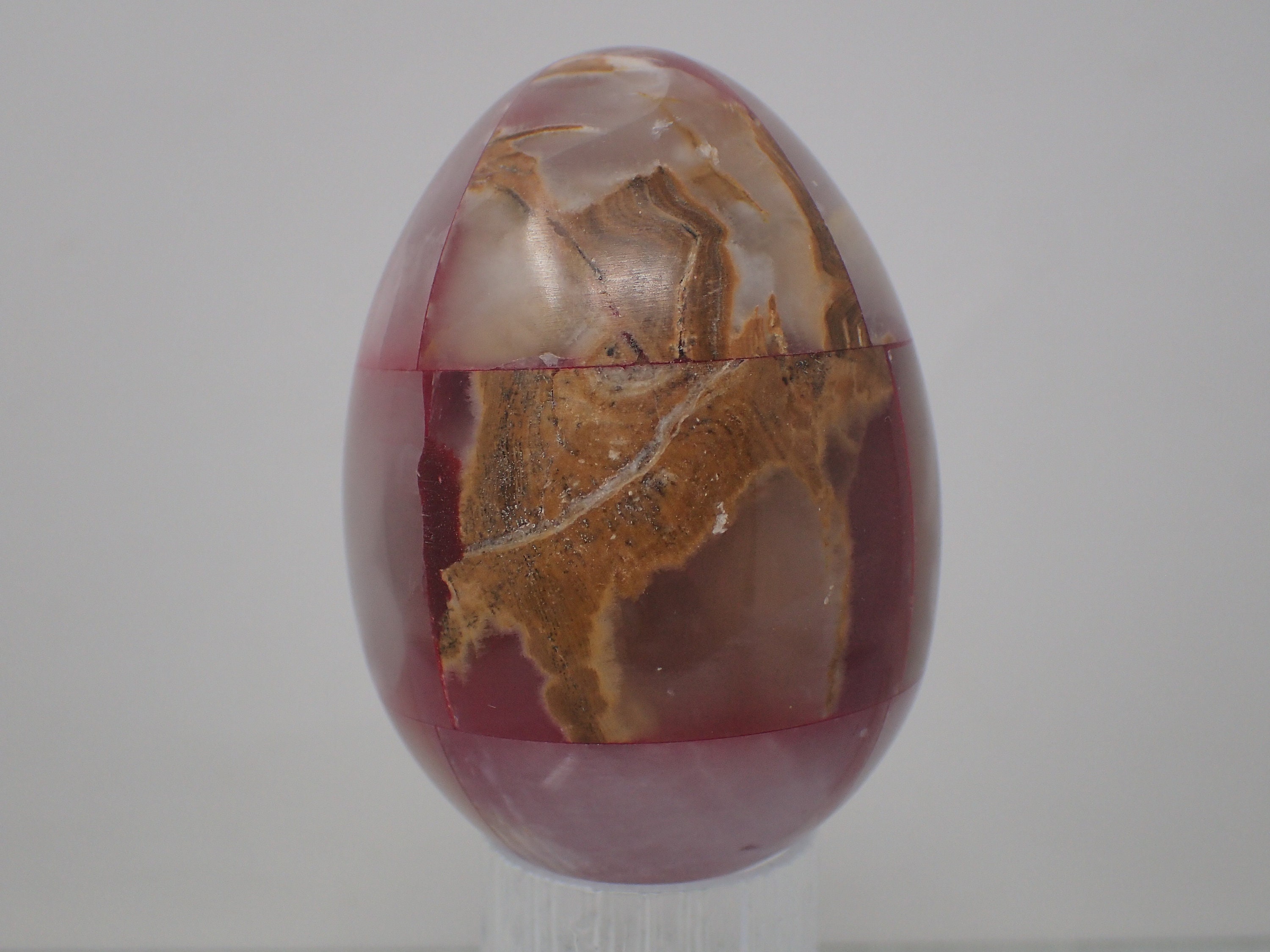 Oeuf de Pierre , Sculpture Vintage d'onyx